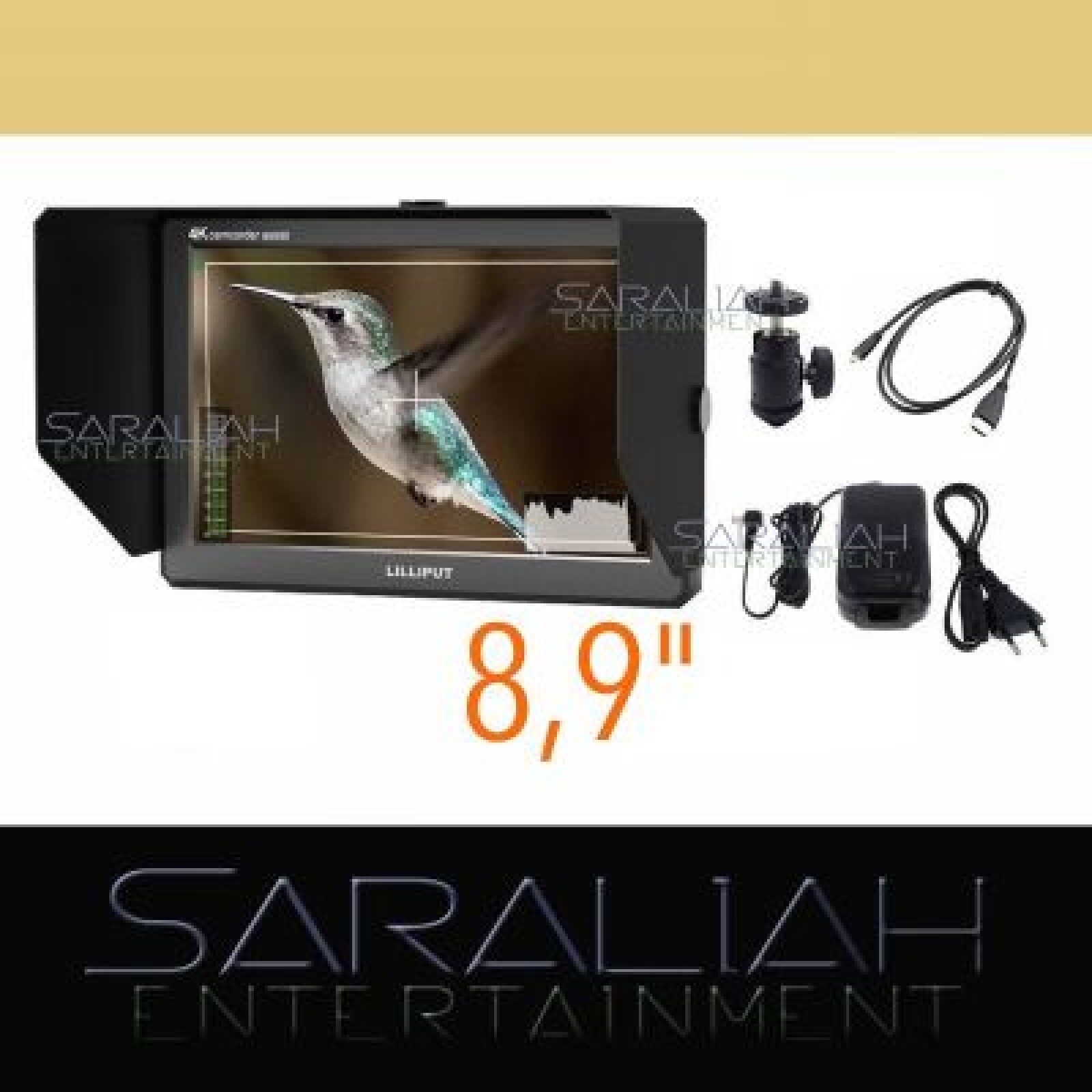 Moniteur 4K 22cm (8,9 pces) A8 Lilliput - Photo 1 sur 1