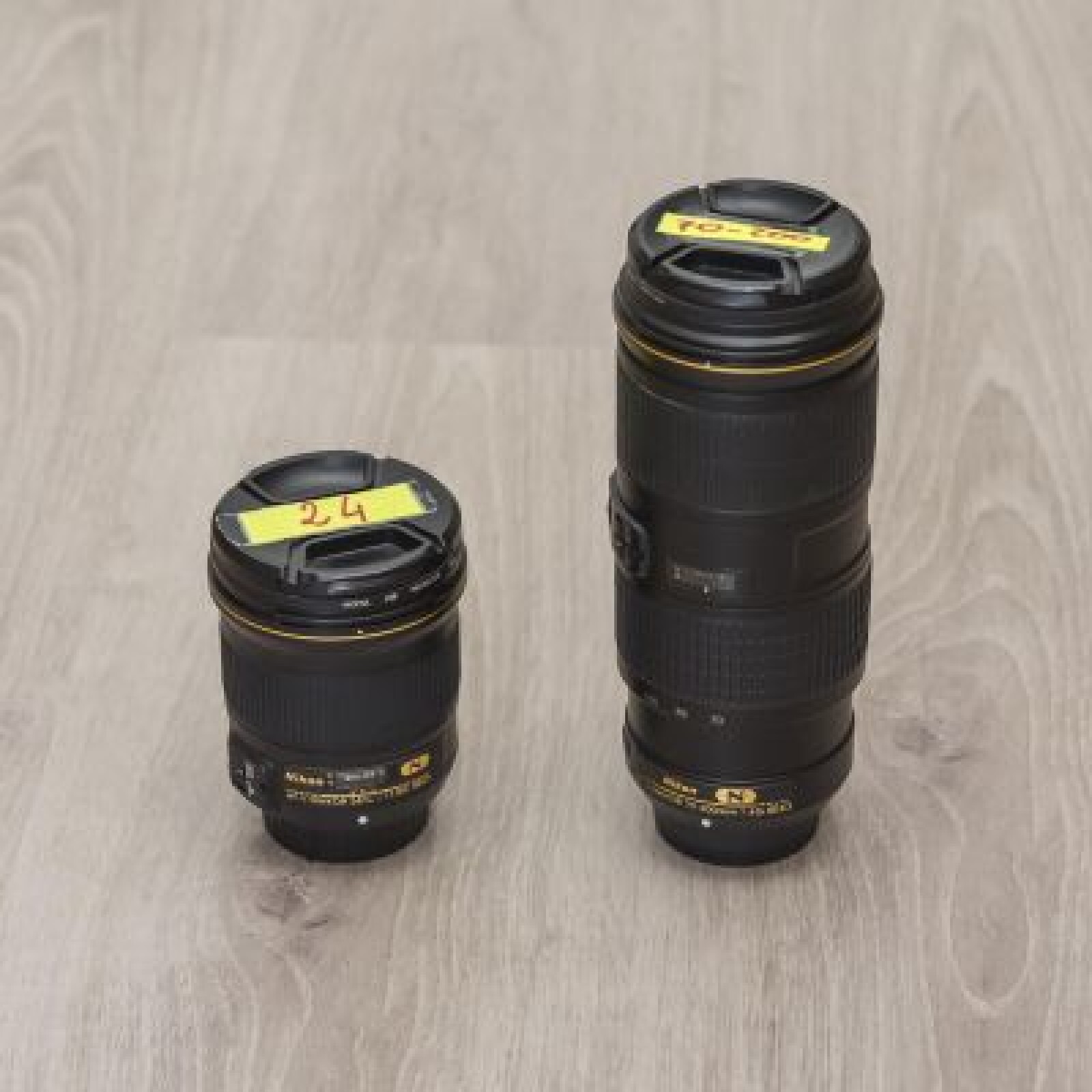 Pack objectifs Nikon Nikkor 24mm & 70-200mm - Photo 1 sur 5