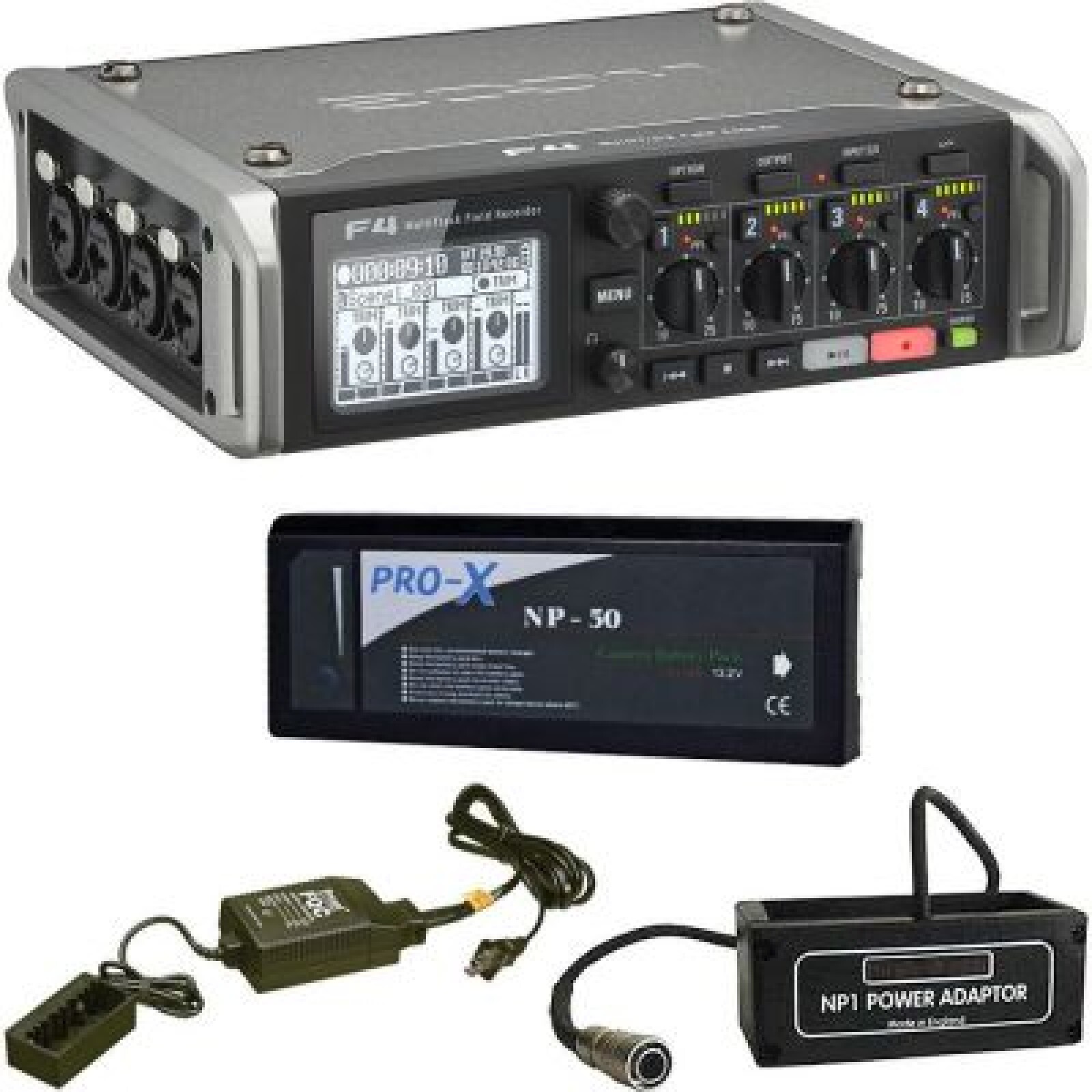 MIXETTE ZOOM F4 + BATTERIE NP1 + SACCOCHE - Photo 1 sur 1
