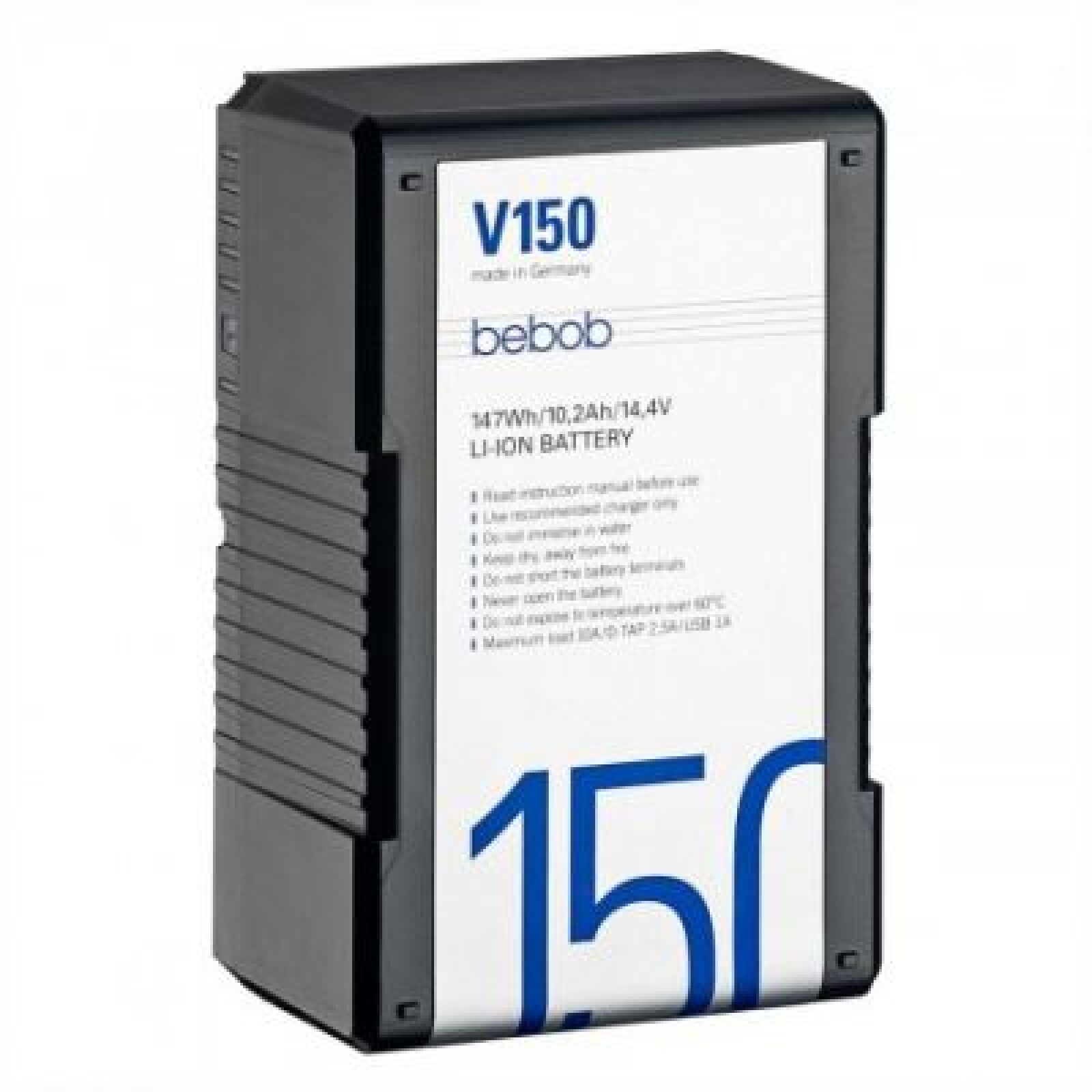 PACK 8 BATTERIES BEBOB 147WH V-LOCK + 4 CHARGEURS IDX DUAL MOUNT - Photo 1 sur 3