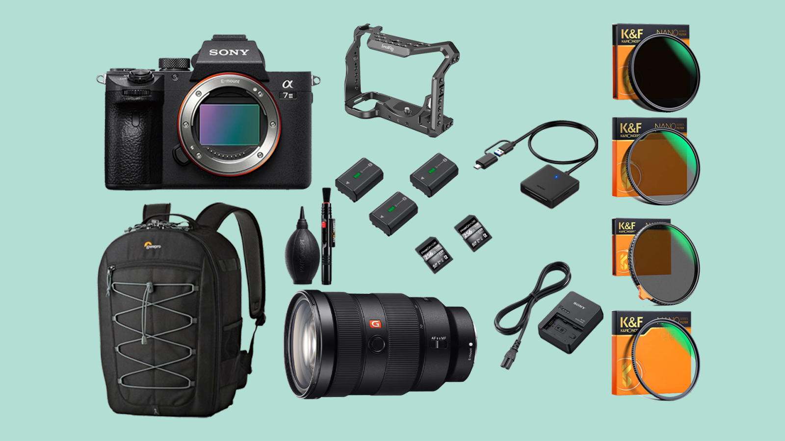 Sony Alpha 7S III / Optique Sony 24-70GM f/2.8 / Filtres (A7S III, A7S3, 7S3, 7SIII, kit tournage) - Photo 1 sur 1