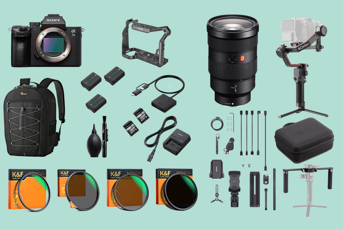 Location Sony Alpha 7S III Optique 24-70GM f/2.8 / Ronin RS3 Pro Combo / Filtres (A7S III, A7S3, 7S3, 7SIII, kit) - Lightyshare