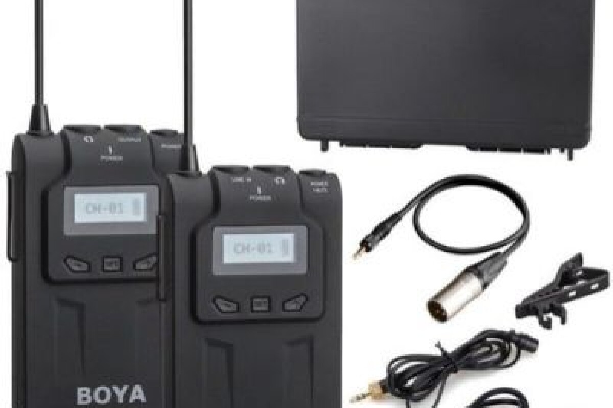 Location Microphone cravate sans fil UHF - Boya BY-WM6 - Lightyshare