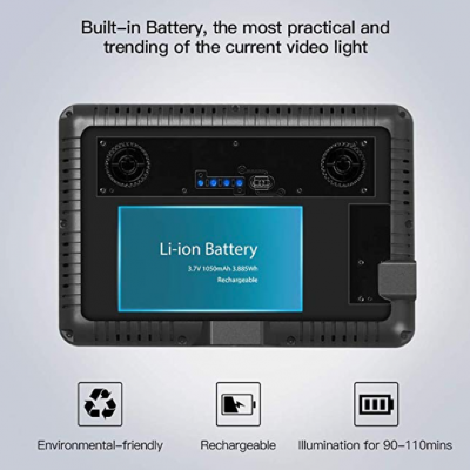 Torche minette Led avec batterie intégrée Raleno PLV-S104 - Photo 2 sur 2