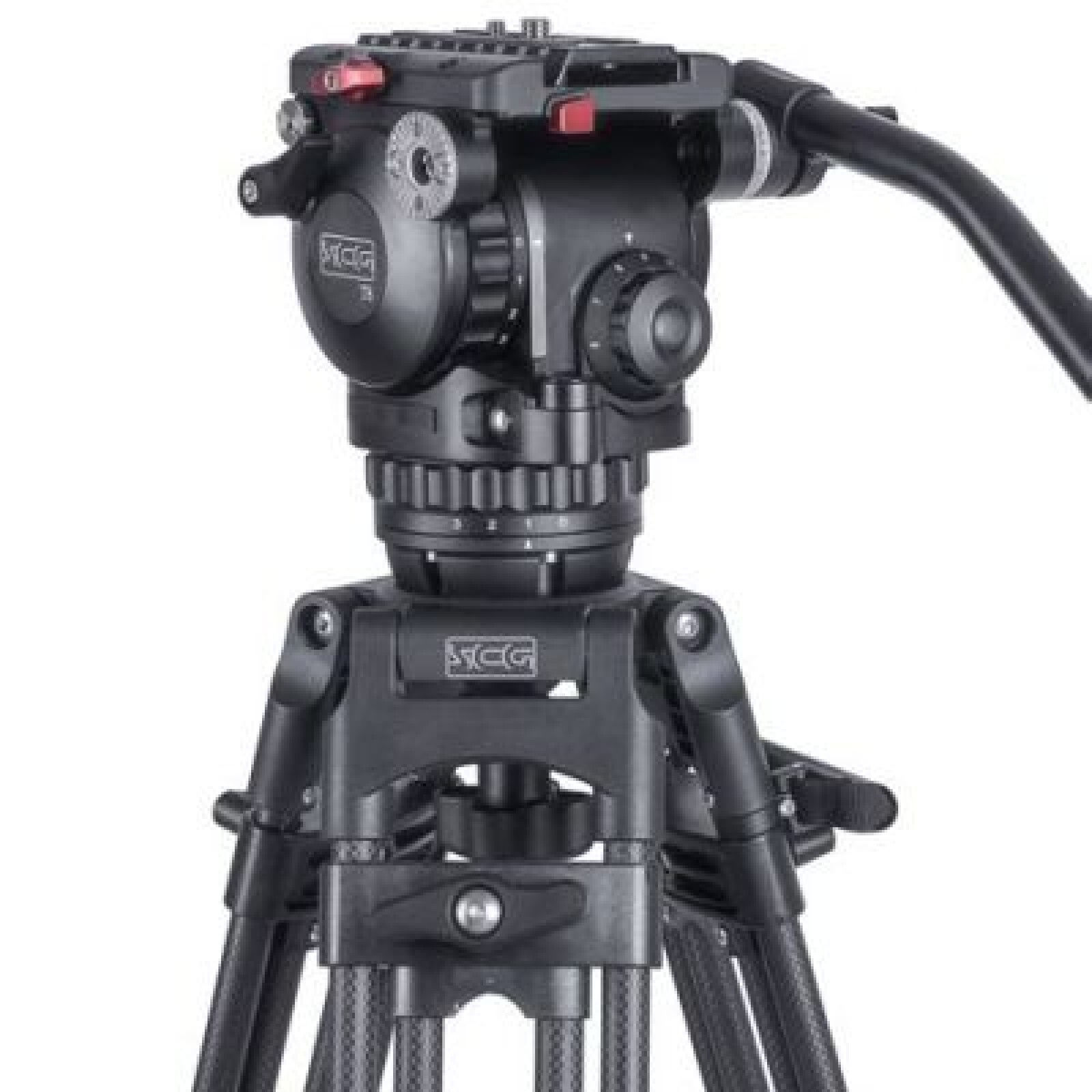 Smooth Camera Gear - SCG T8CF2 - Trépied avec branches en carbone et tête fluide T8 - Photo 1 sur 3