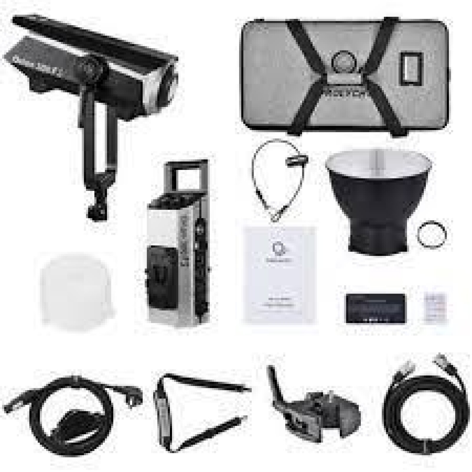 Orion 300 FS Prolycht avec softbox, lentille Fresnel et pied  - Photo 4 sur 4