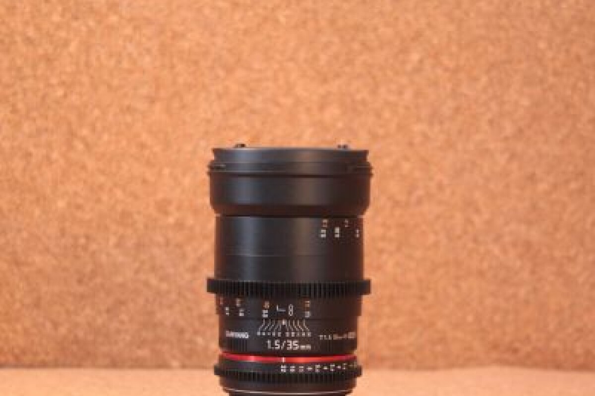 Location Objectif vidéo 35mm Samyang - Lightyshare