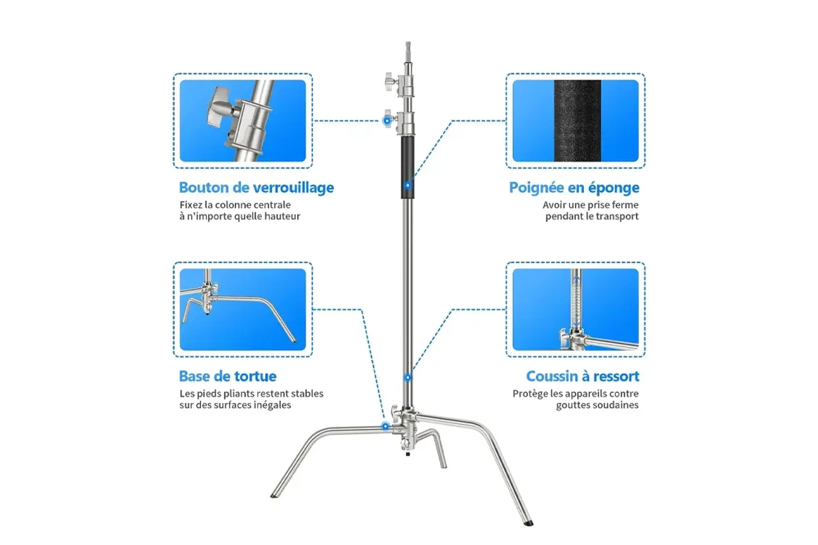 Neewer C-Stand Pro - Photo 3 sur 3