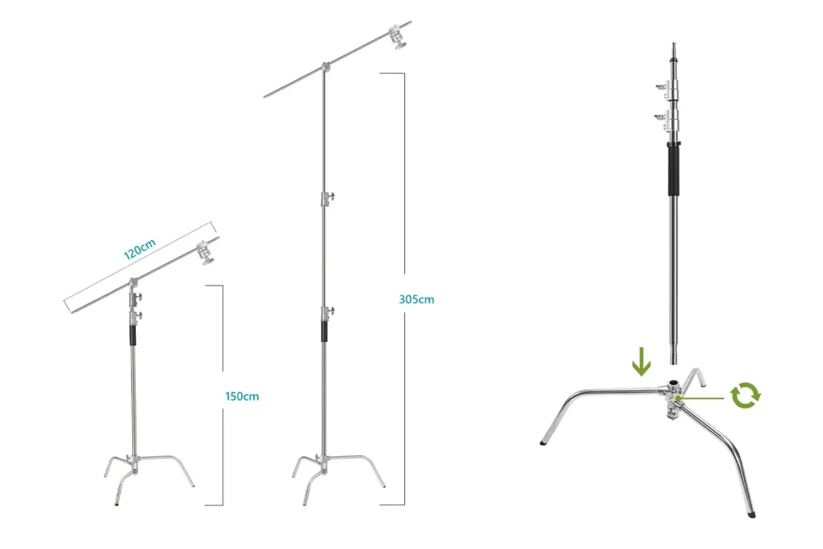 Neewer C-Stand Pro - Photo 2 sur 3