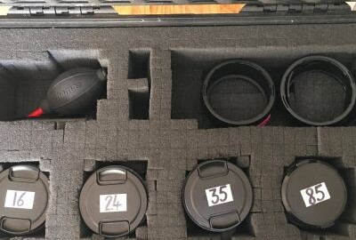 Location Série optiques Samyang Cine Lens 16-24-35-85 mm monture EF