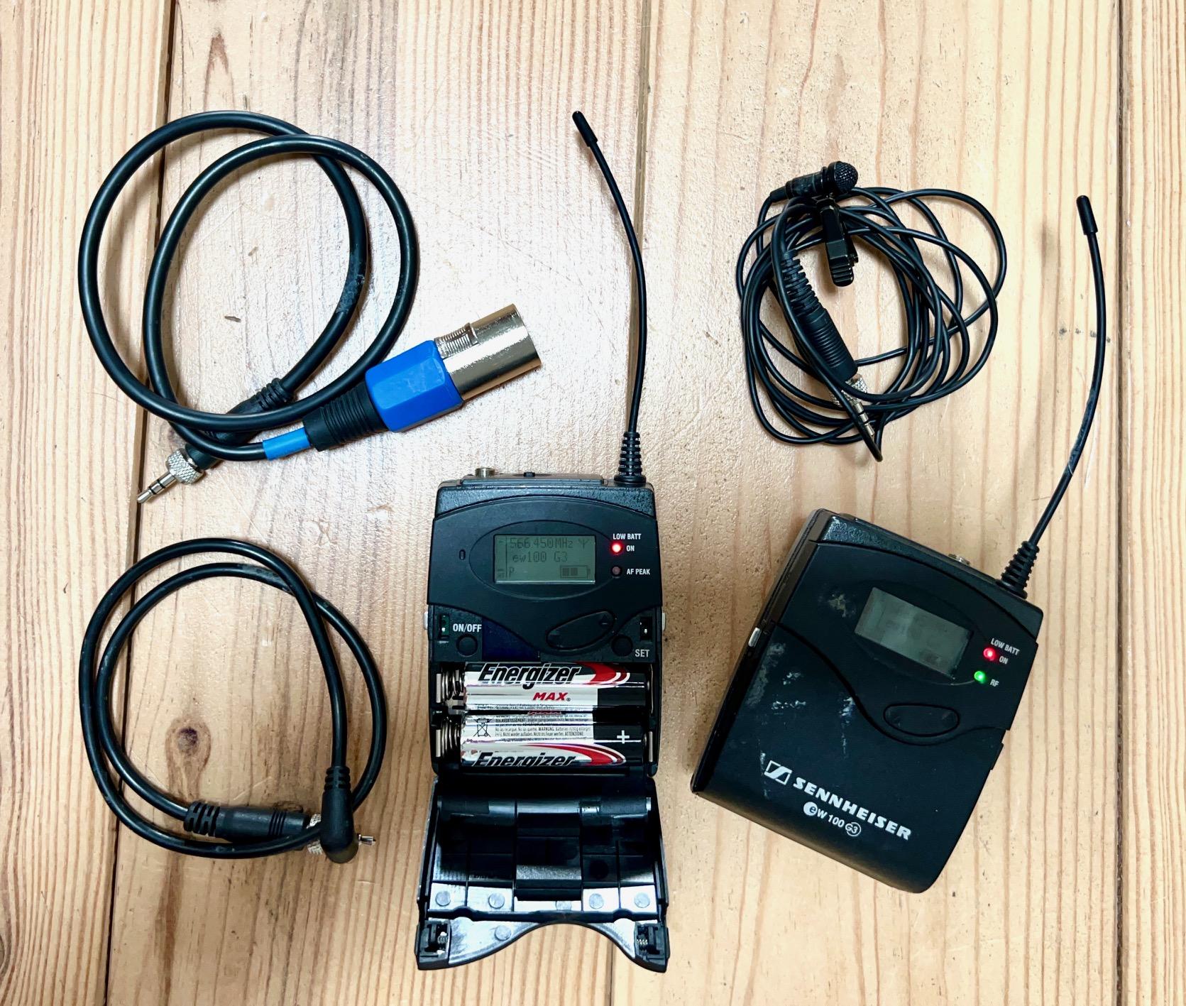 Location Micro HF cravate Sennheiser G3 W100 -
