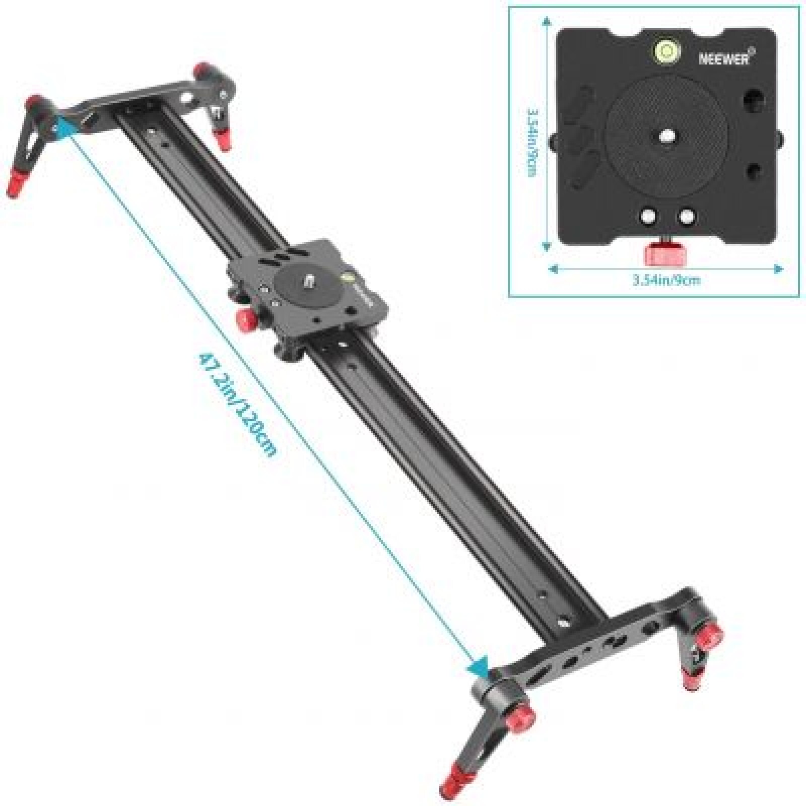 Neewer 120cm Rail de Glissière - Photo 3 sur 5