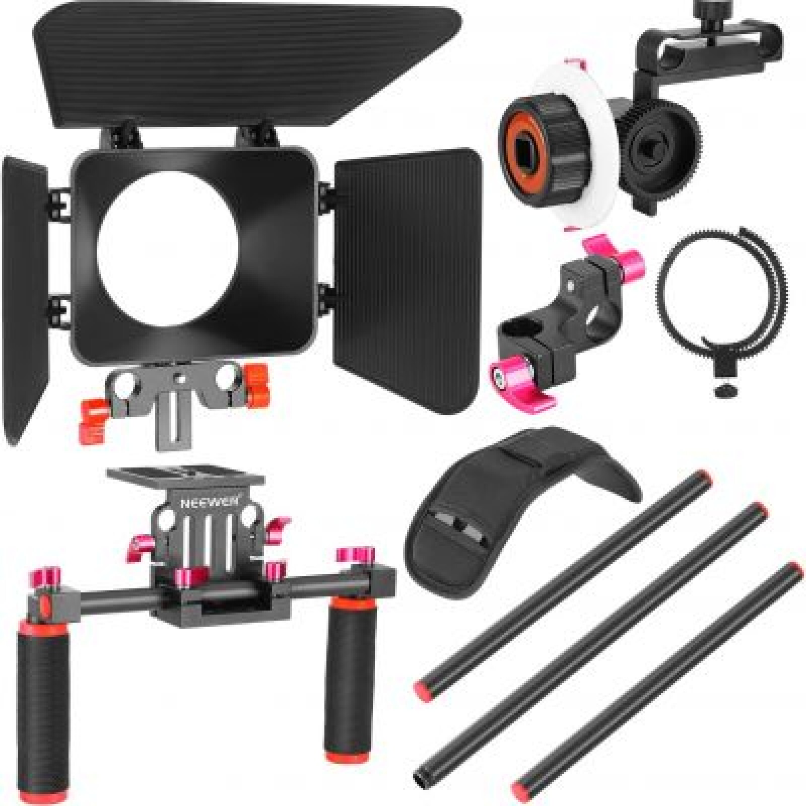 Kit rig épaule Neewer + Follow focus - Photo 2 sur 3
