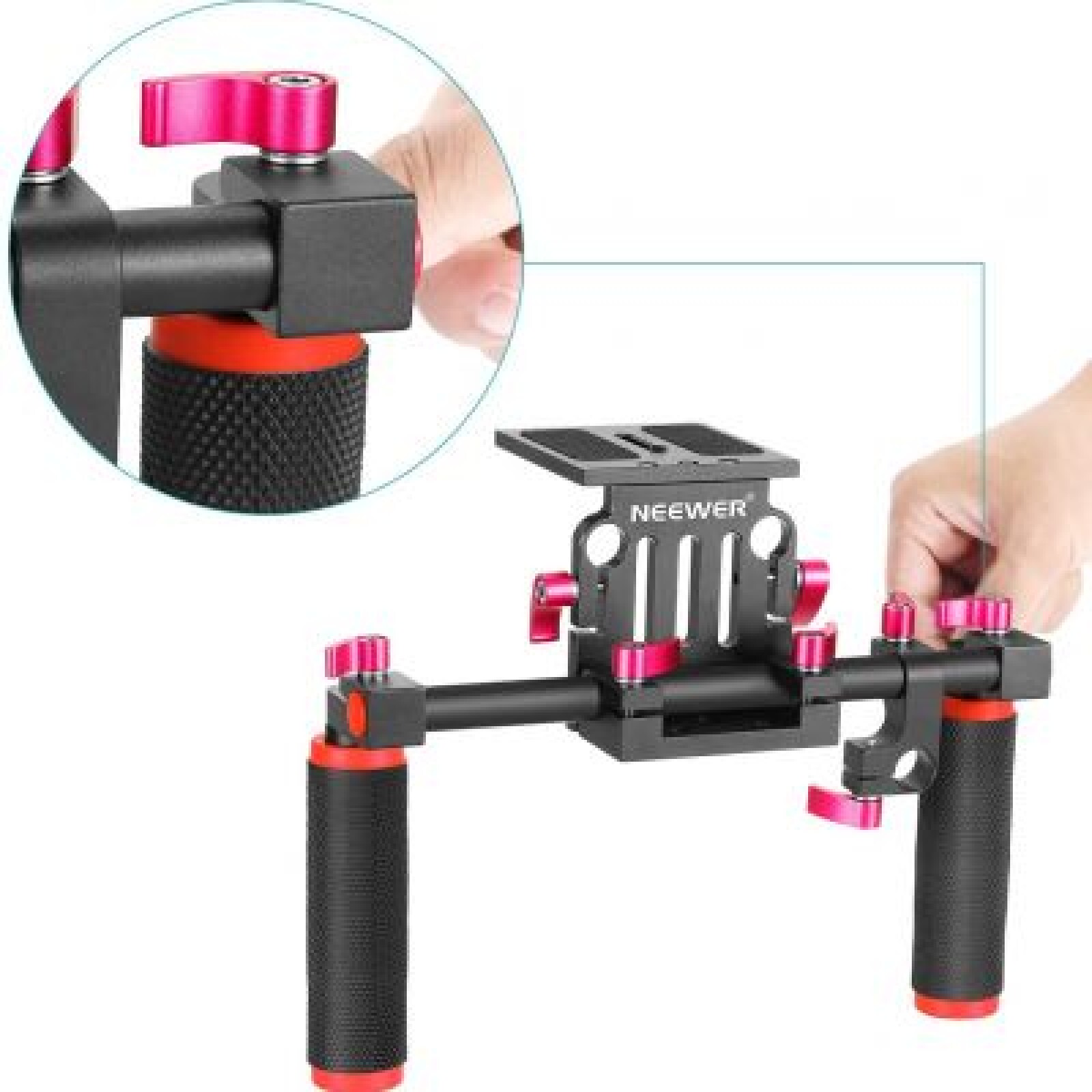 Kit rig épaule Neewer + Follow focus - Photo 3 sur 3