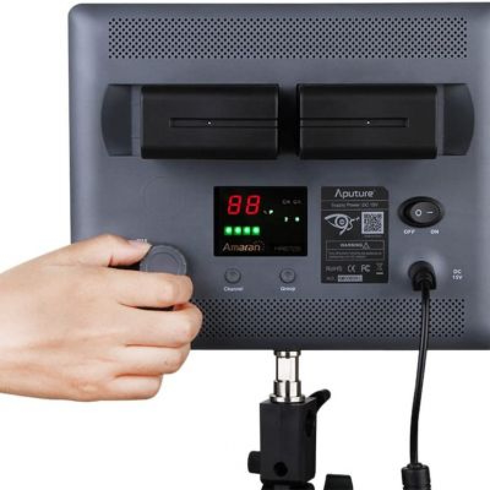 Panneau LED Aputure amaran HR672S + 1 Trépied - Photo 4 sur 5