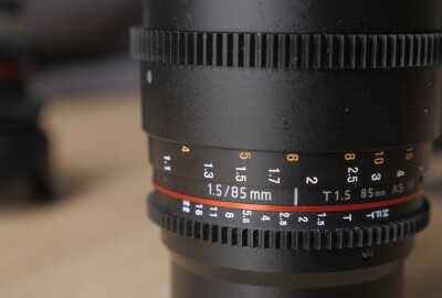 Location Samyang Cine Lens 85mm T1.5 EF
