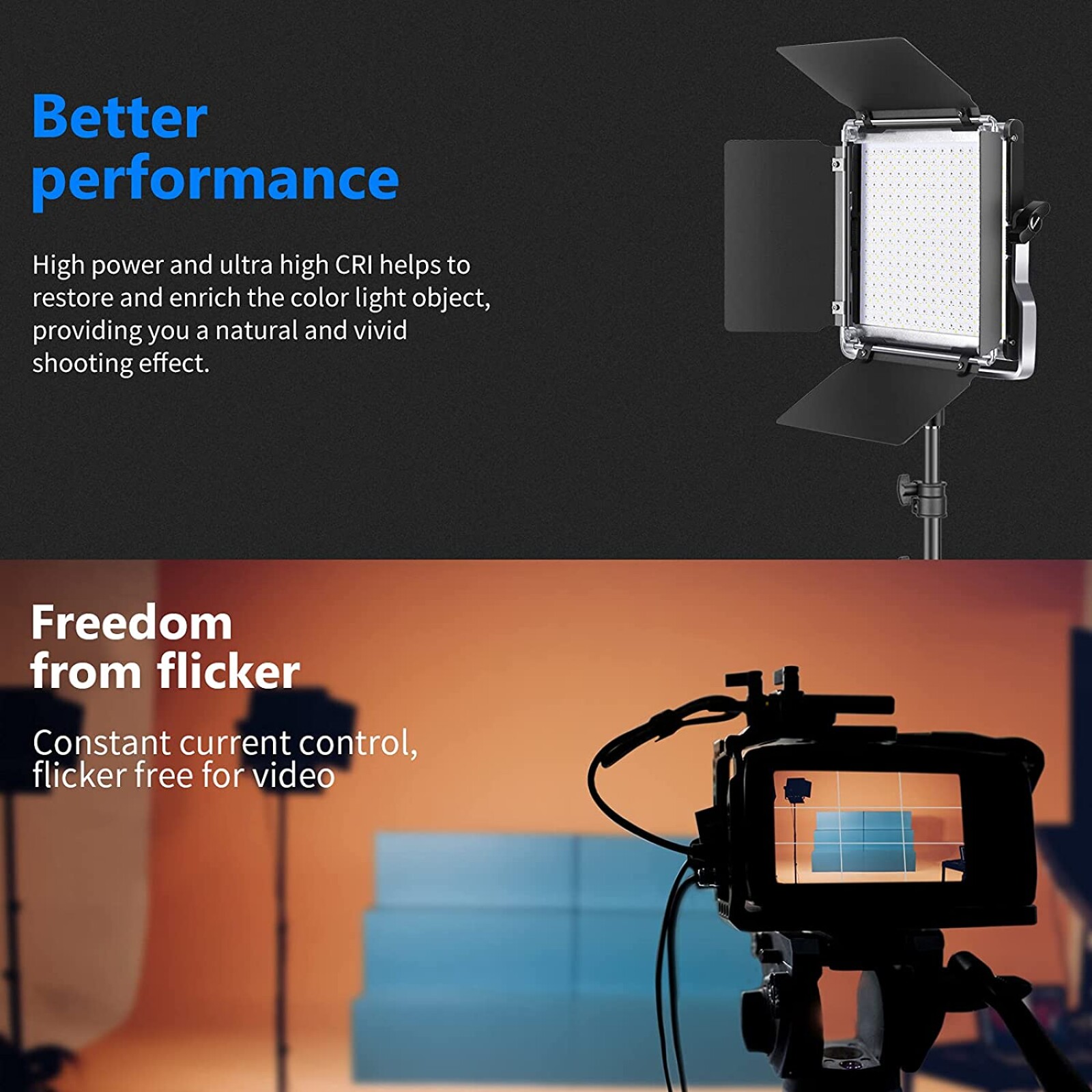 Kit Neewer 3x LED RGB  - Photo 7 sur 7