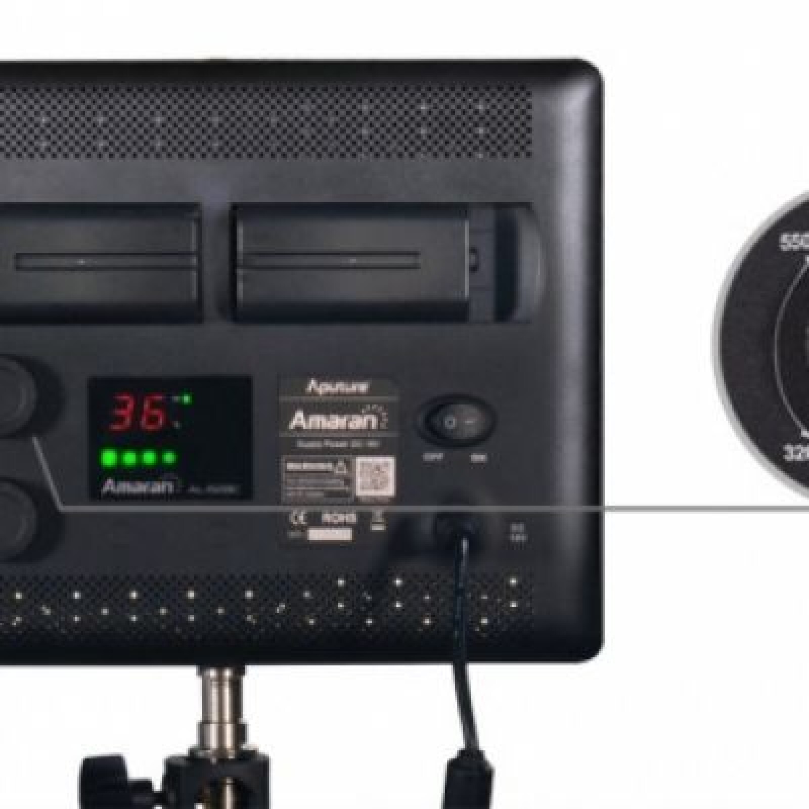 Panneau LED Aputure amaran al-h528C - Photo 3 sur 5