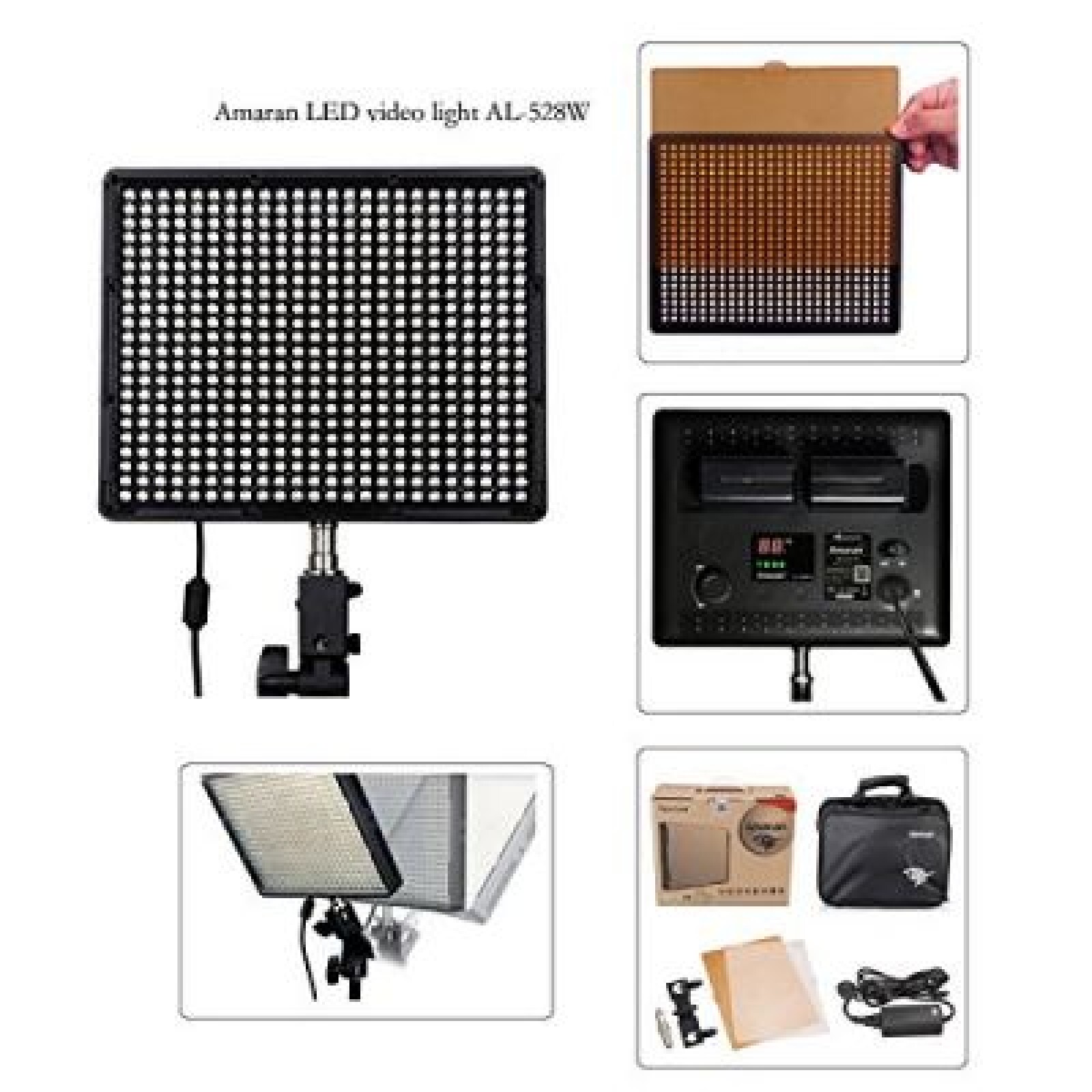 Panneau LED Aputure amaran al-h528s - Photo 1 sur 5