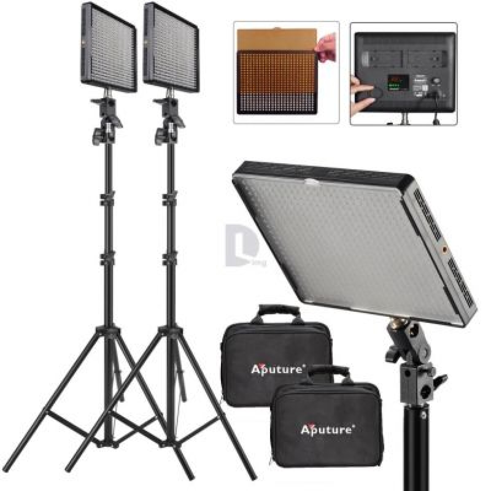 Panneau LED Aputure amaran al-h528s - Photo 4 sur 5