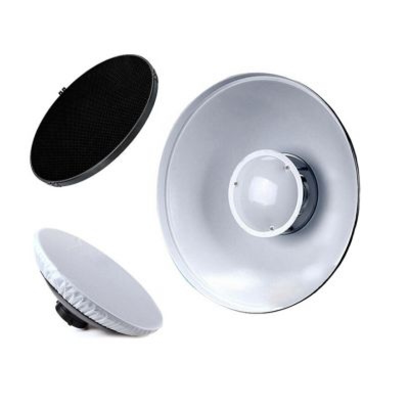 Bol beauté 55 cm Blanc + Diffuseur + grille nid d'abeille - Photo 1 sur 1