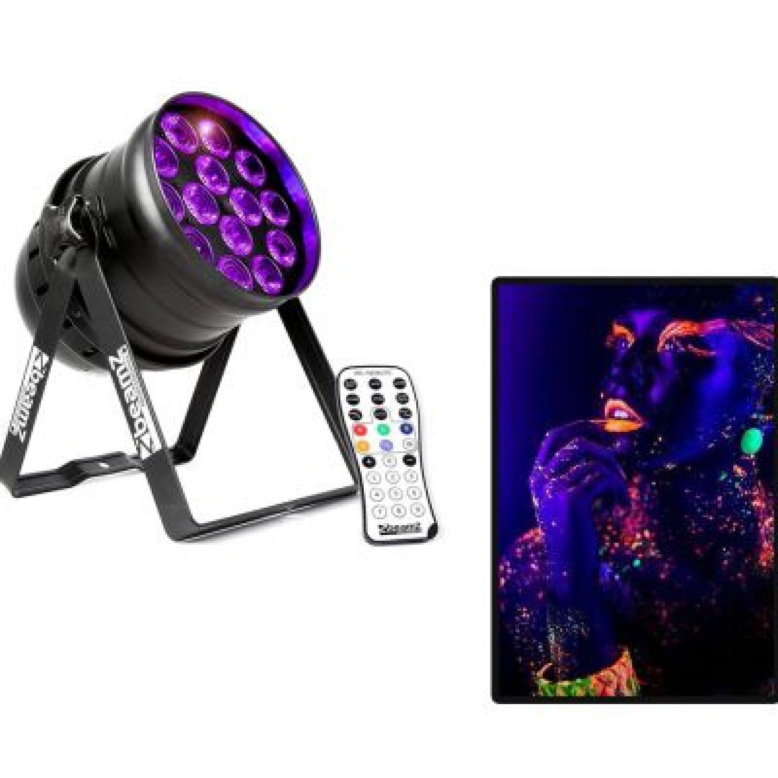 Par LED lumière noir 14 x 15w + télécommande - Photo 1 sur 2
