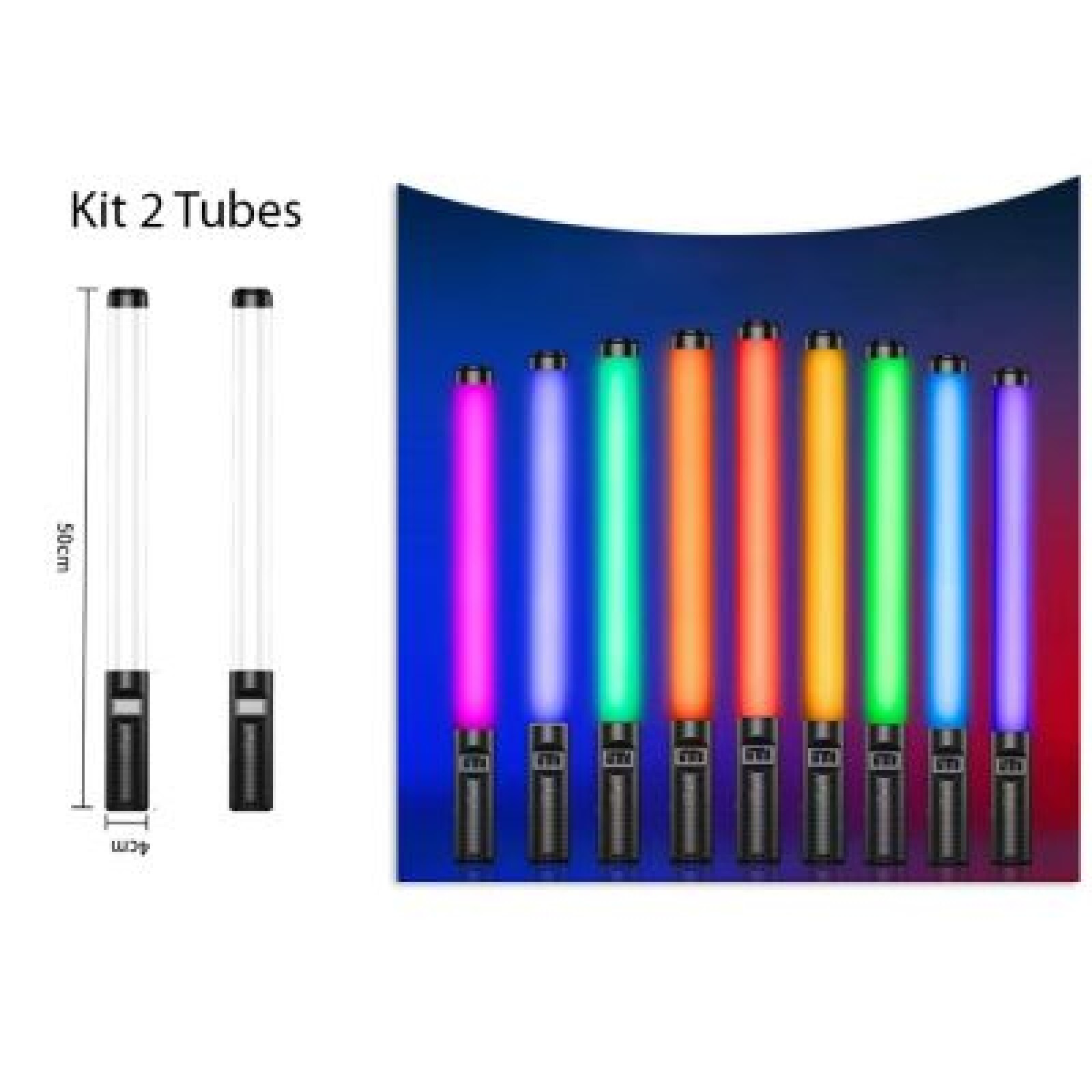 Torche  Led RGB sur batterie autonome - Photo 1 sur 4