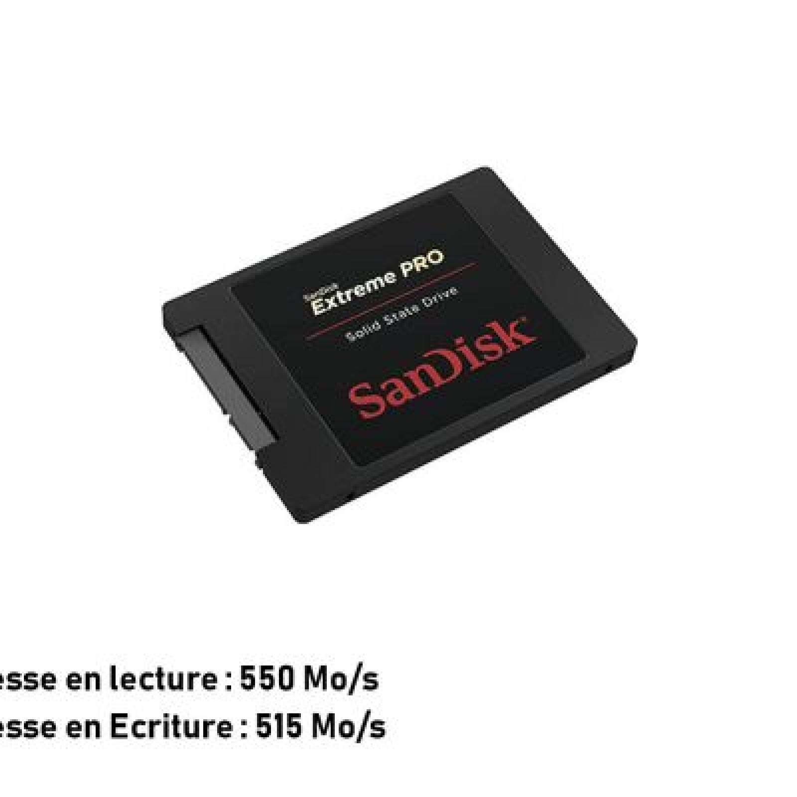 SSD Sandisk extreme pro 960 go - Photo 1 sur 1