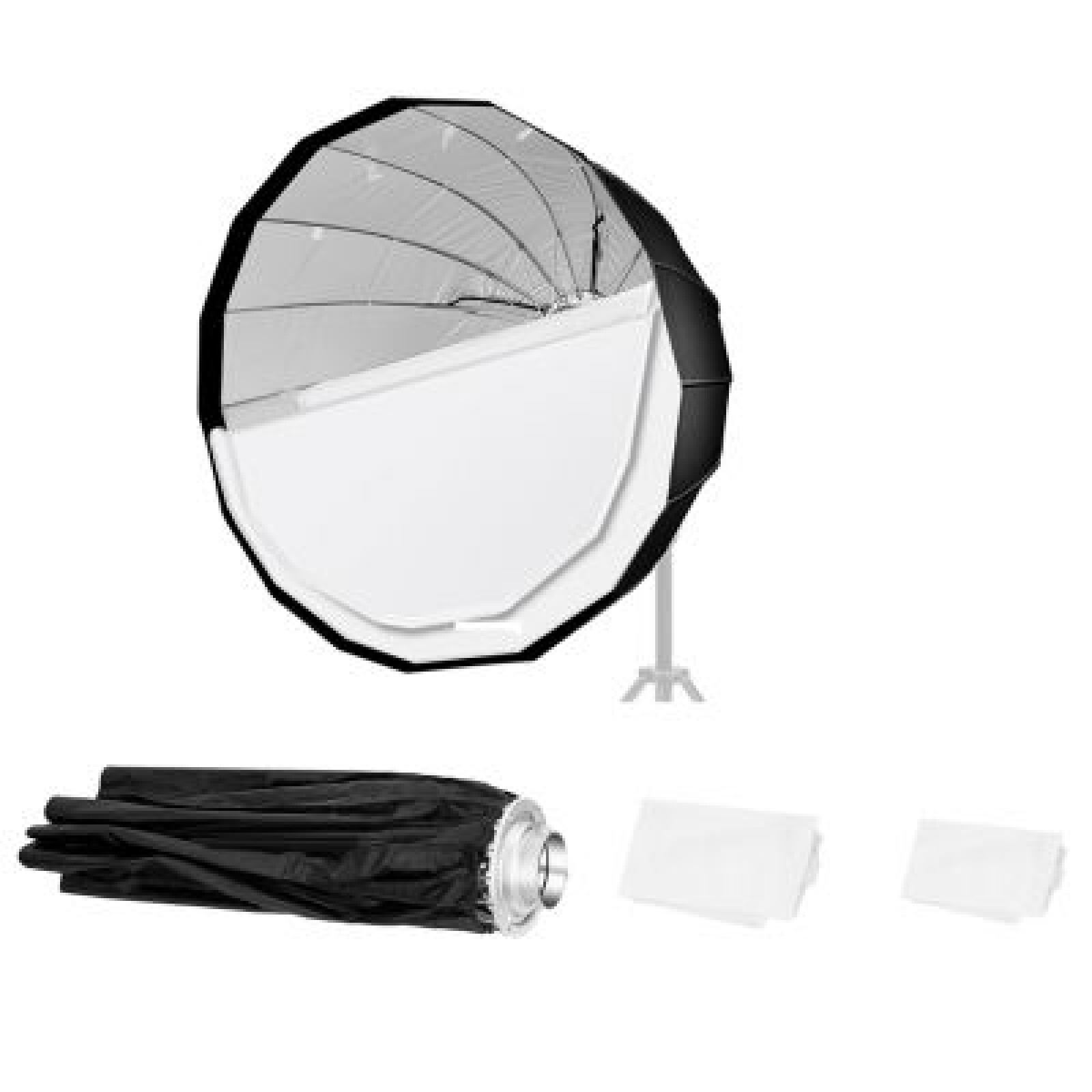 Kit C-stand + softbox Hexadécagone (Bowens) + Sac de sable - Photo 2 sur 3
