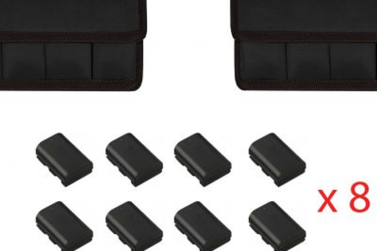 Location Kit 8 Batteries Canon LP-E6  Pour Blackmagic Pocket ou Dslr - Lightyshare