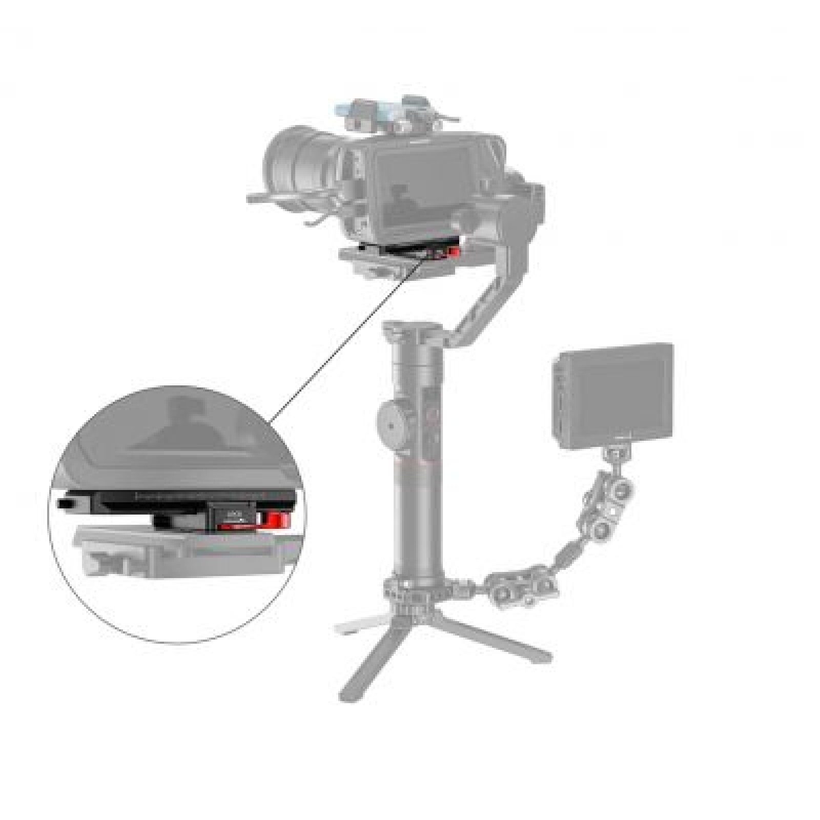 Kit de montage déporté pour Blackmagic Pocket 4K sur Gimbal  (Ronin S ou Zhiyun) - Photo 2 sur 3