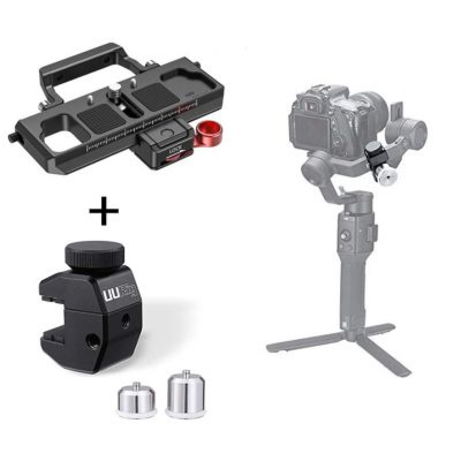 Kit de montage déporté pour Blackmagic Pocket 4K sur Gimbal  (Ronin S ou Zhiyun) - Photo 1 sur 3