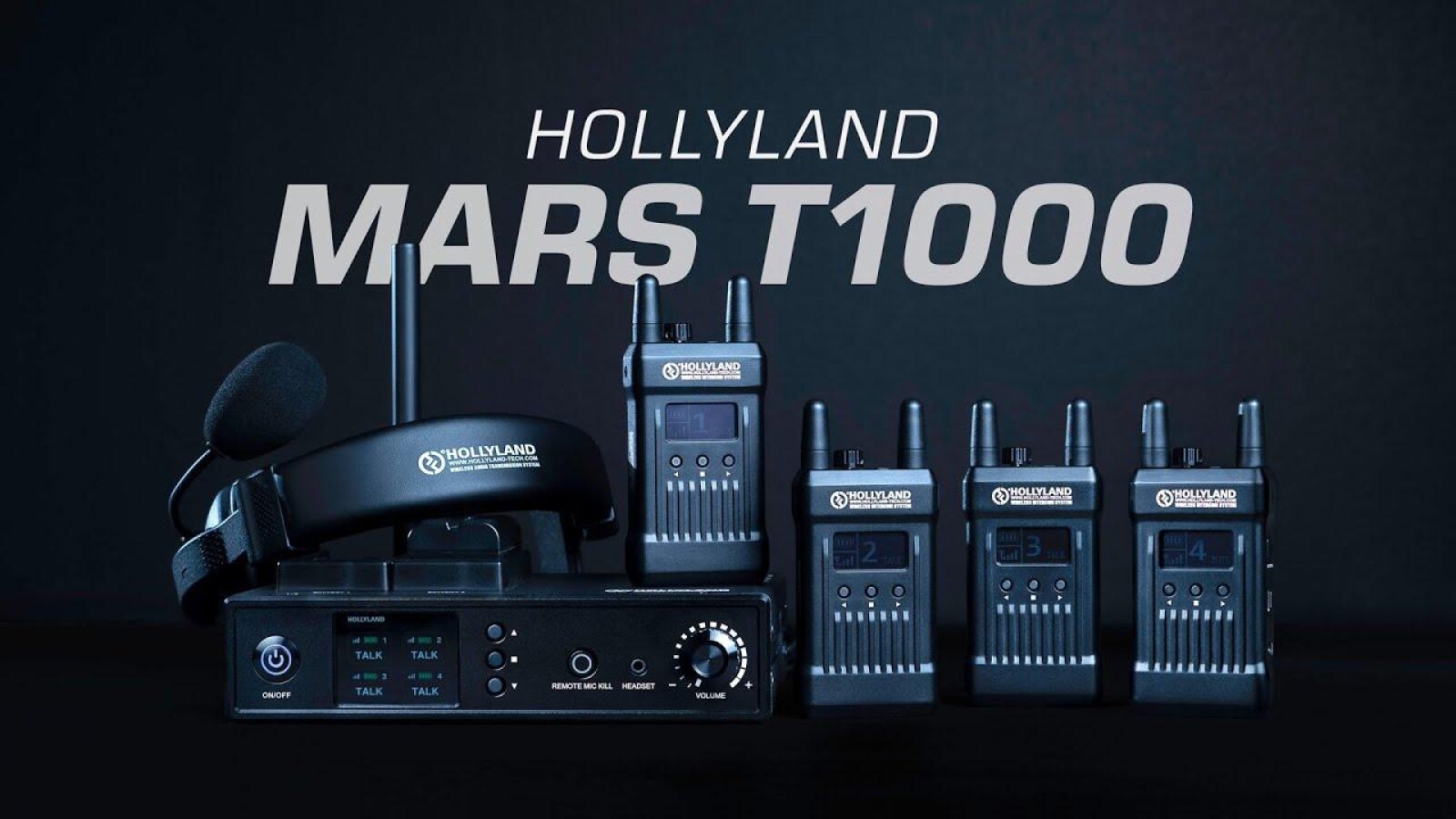 Hollyland Mars T1000 Système Intercom Audio – Kit - Photo 1 sur 7