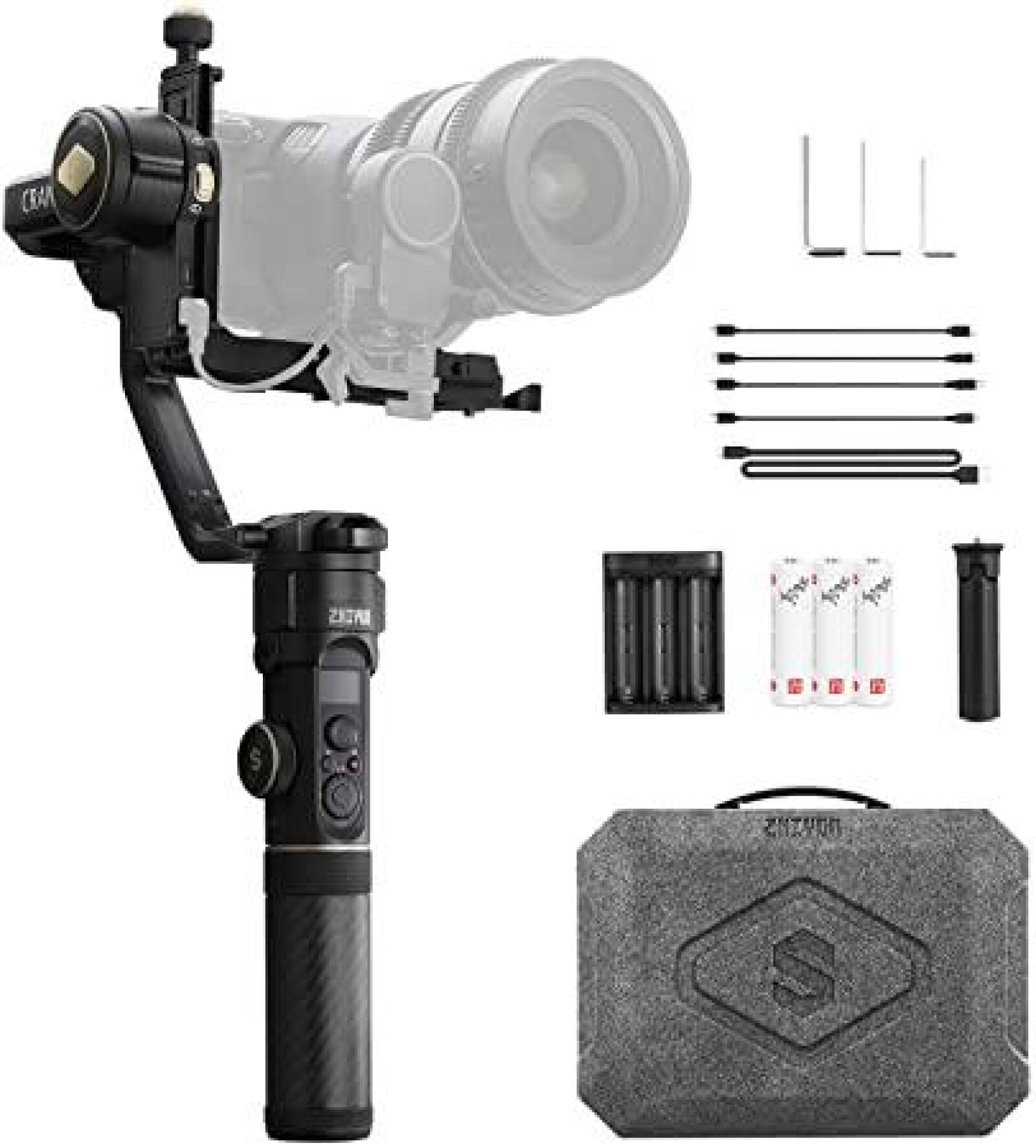Stabilisateur - Zhiyun-Tech Crane 2S - (ex : BMPCC 4/6K) - Photo 2 sur 3