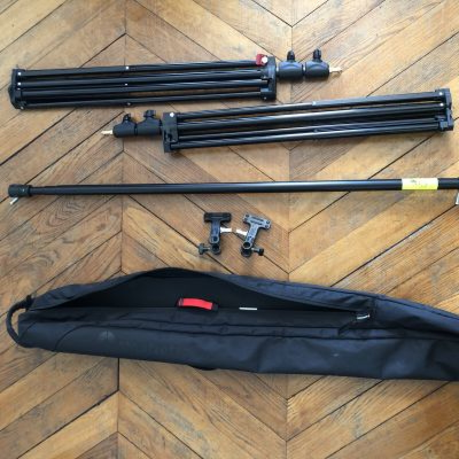 Manfrotto kit support de fond H 2.50 x L 2.98 m (1314B) - Photo 2 sur 2