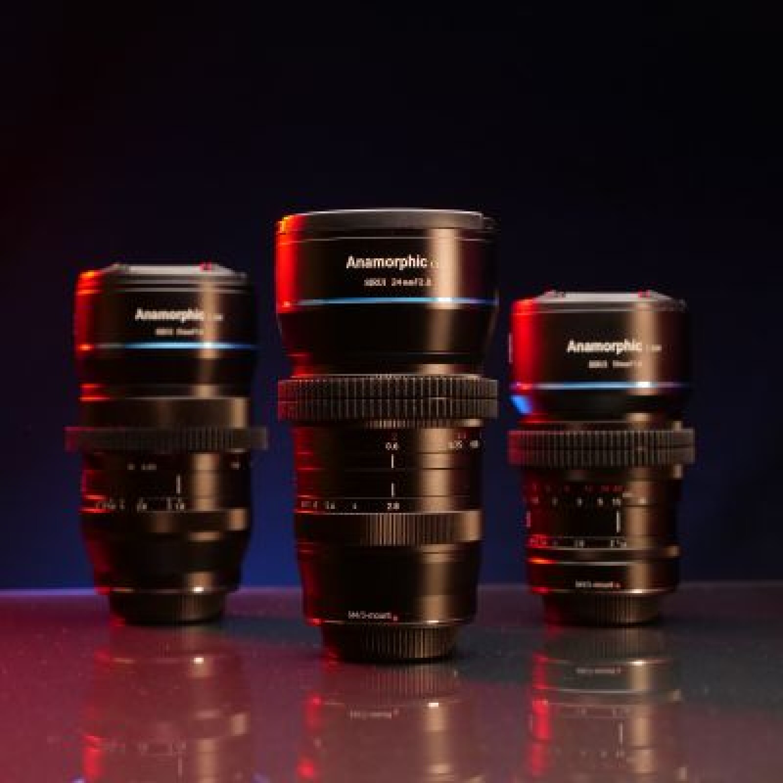 PACK SIRUI ANAMORPHIQUE 24mm, 35mm, 50mm x1.33 MONTURE M4/3 - Photo 1 sur 3