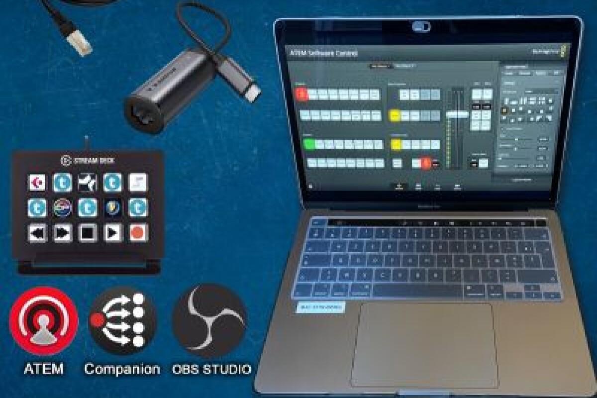 Location MacBook Pro / Streaming / Mélangeurs Blackmagic ATEM - Lightyshare