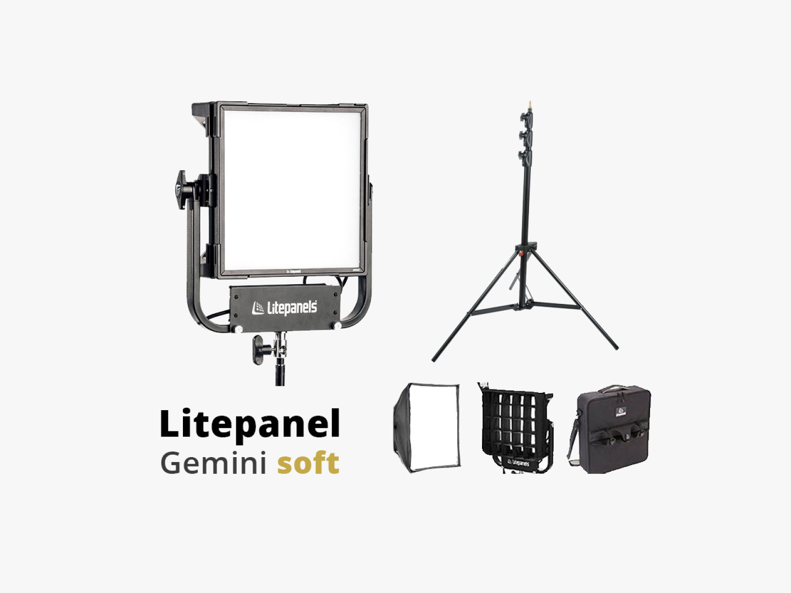 Litepanel Gemini 1x1 RGBWW Soft Light panel éclairage panneau LED - Photo 1 sur 5
