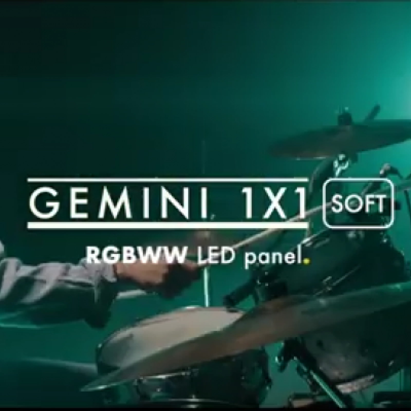Kit 2 Litepanel Gemini 1x1 RGBWW Soft Light panel éclairage panneau LED - Photo 5 sur 5