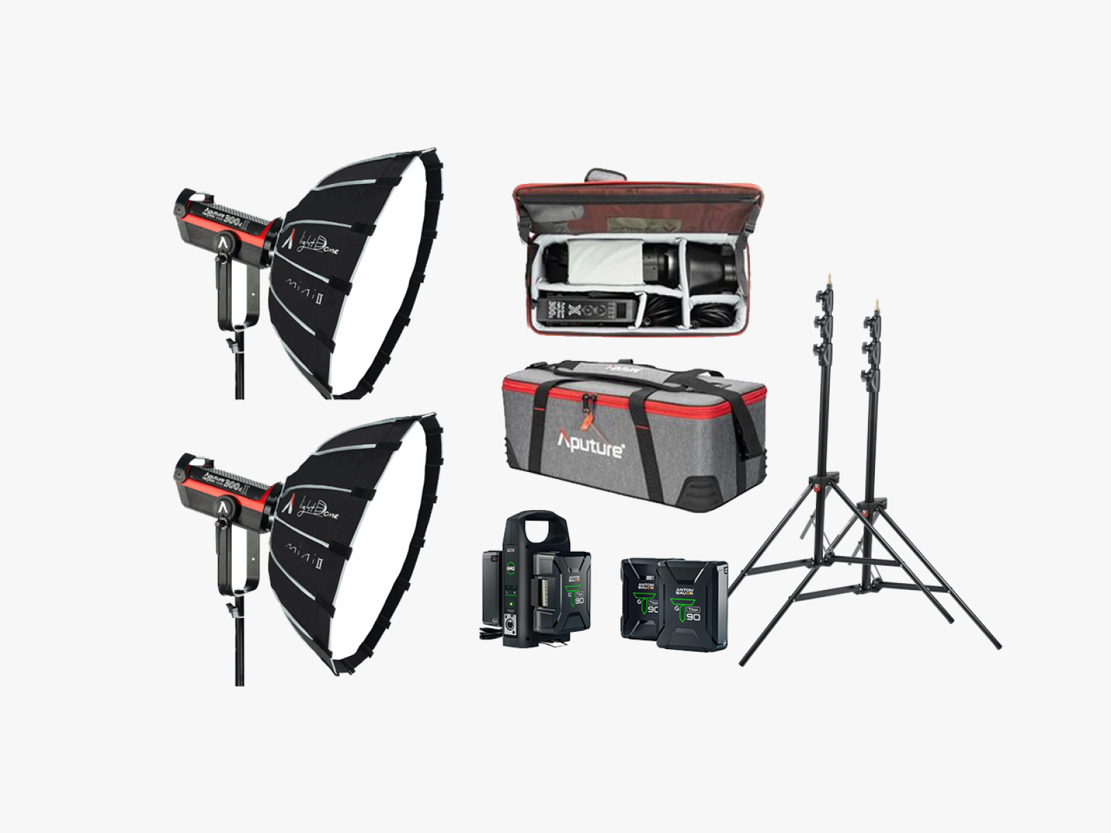 2 COB 300D MKII et 300X Aputure Led light lumière de jour et artificielle - Photo 1 sur 5