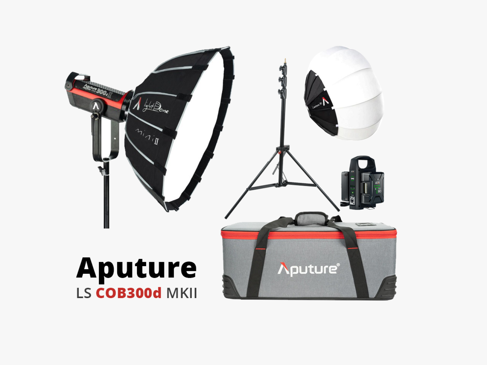 2 COB 300D MKII et 300X Aputure Led light lumière de jour et artificielle - Photo 2 sur 5