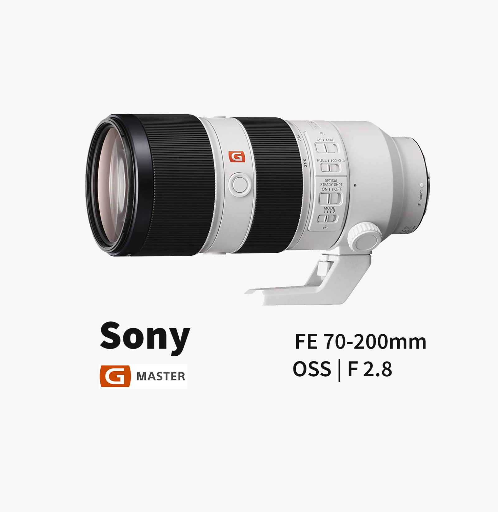 Objectif Sony 70-200mm f2.8 G Master GM FE OSS - Photo 1 sur 4