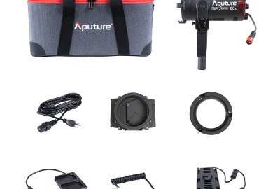 Location Kit 2 Aputure LS 60X + Softbox, trépied, 2 batteries Bicolor light storm éclairage