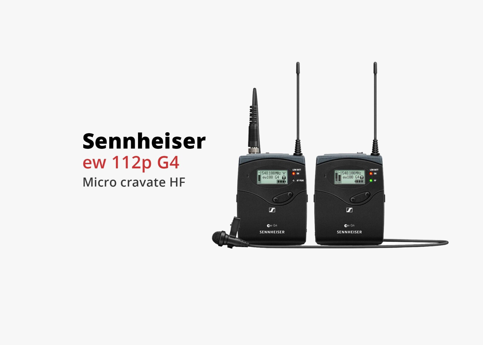 Sennheiser EW 112P G4 Micro cravate sans fil HF émetteur récepteur - Photo 1 sur 2