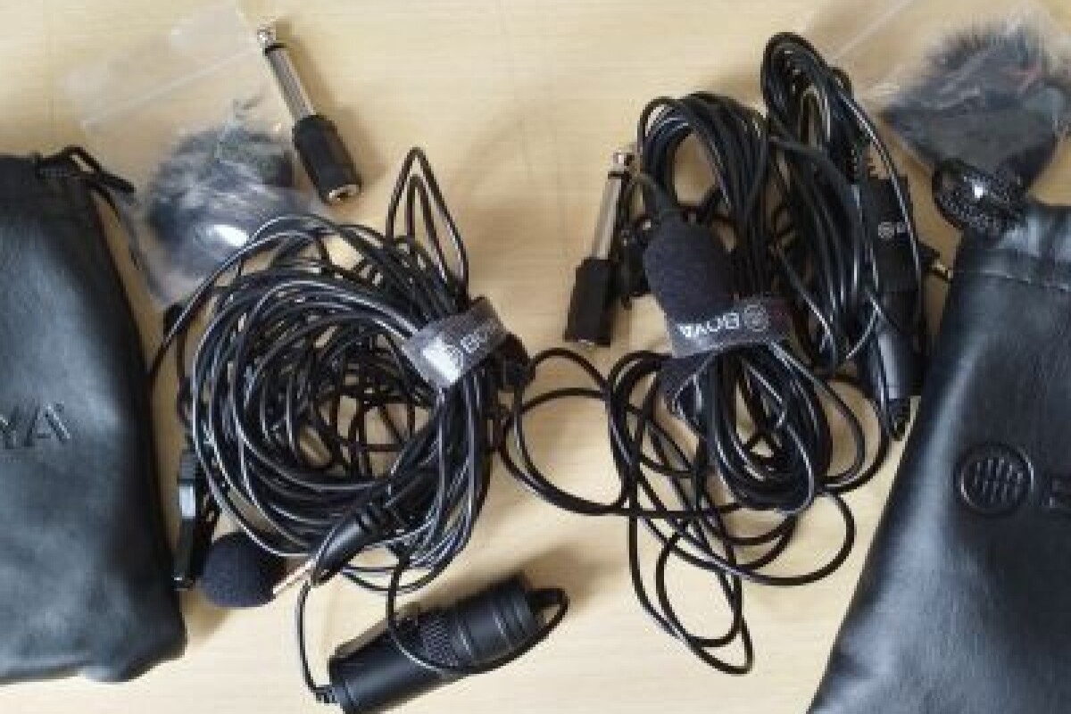 Location 2 Micros-Cravate Boya M1 (6m) - Lightyshare