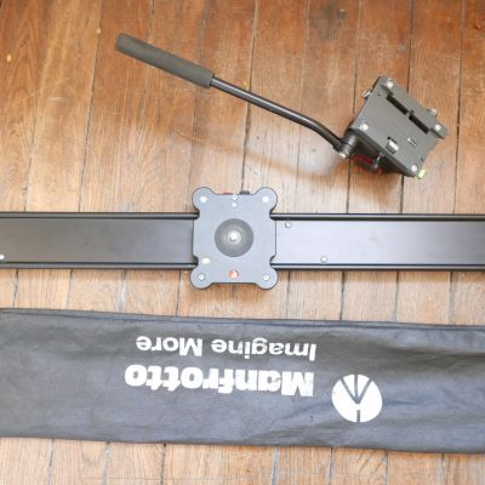 Slider 1m & tête fluide manfrotto MVH 502 - Photo 2 sur 3