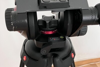 Location Trépied Manfrotto MVH502A - Tête fluide 