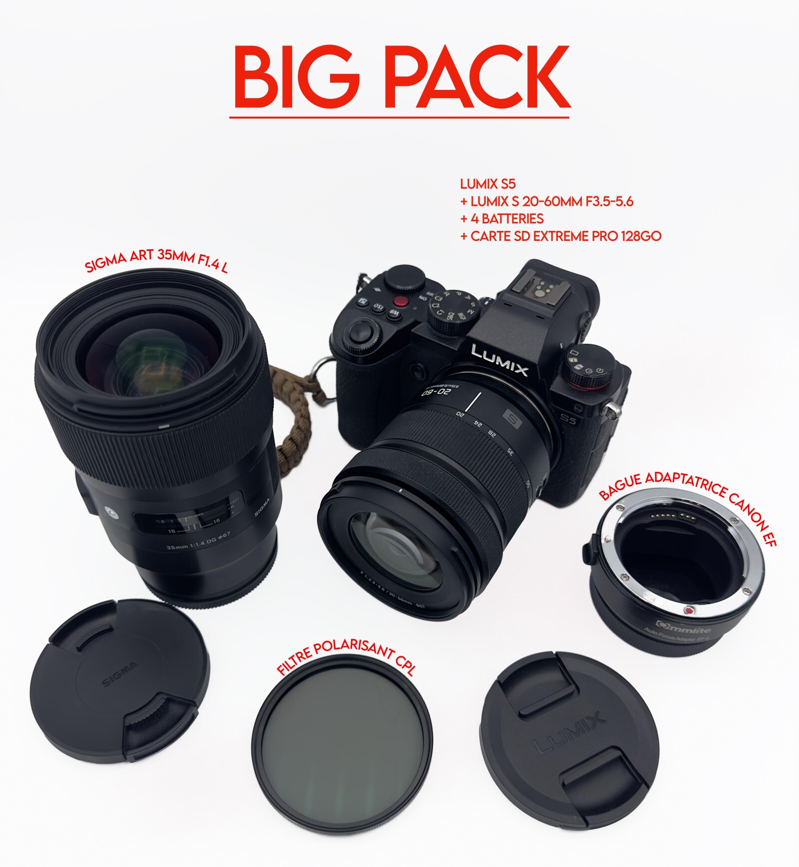Lumix S5 (BIG PACK) - Photo 1 sur 1