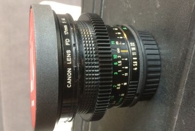 Location Canon FD 17mm f4.0 cinemod