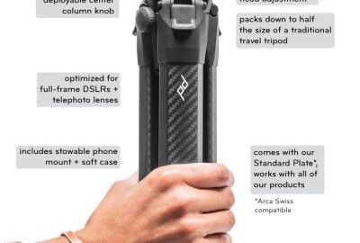 Location Peak Design Carbon Fiber Travel Tripod